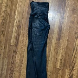 Spanx pleather leggings. Never been worn - great condition.